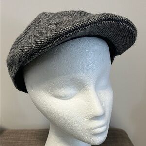 Lids Gray Tweed Flat Cap L/XL